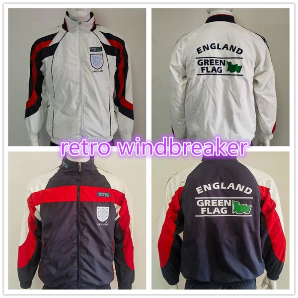 eNGLanDS retro jacket long zipper windbreaker adult tracksuit training KANE STERLING RASHFORD GREALISH 2024 2025 mens football tracksuits ki