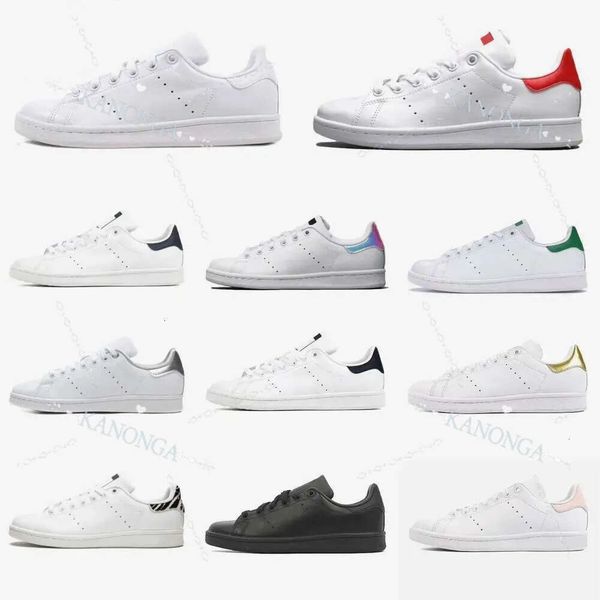 2024 Classic Stan Smith Superstars Running Shoes Men Women Trainers Triple Black White Red Sier Green Pink Navy Blue Sports Designer Shoe Jo