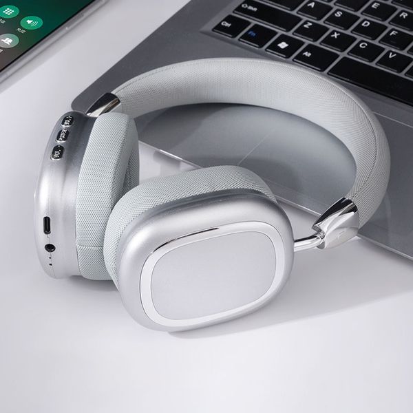 New metal Bluetooth Stereo heavy bass wireless sports Waterproof gaming headsets for mobile computers