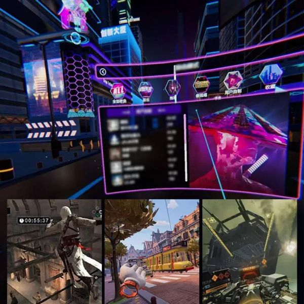 3D VR Headset Smart Virtual Reality Glasses VR Helmet For IPhone Android Smartphones Phone Lenses With Controllers Binoculars