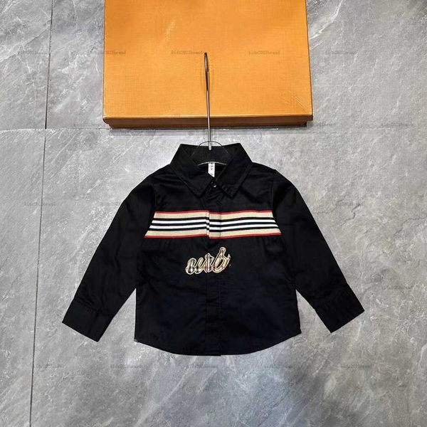 New baby shirt Multiple styles of design child lapel shirt Size 70-120 CM kids designer clothes Grid design girls boys Blouses