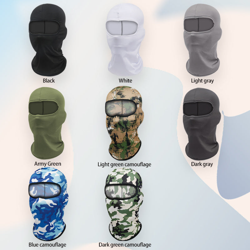 TEMU 8pcs Ski Mask Cover Balaclava Full Face Mask Summer Mask Balaclava Men And Women Outdoor Sports