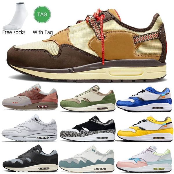 2023 Atmos 87 Anniversary 1 Piet Parra 87 Premium lunar 1 DELUXE WATERMELON running shoes Blue Black Red top quality size eur 36-45