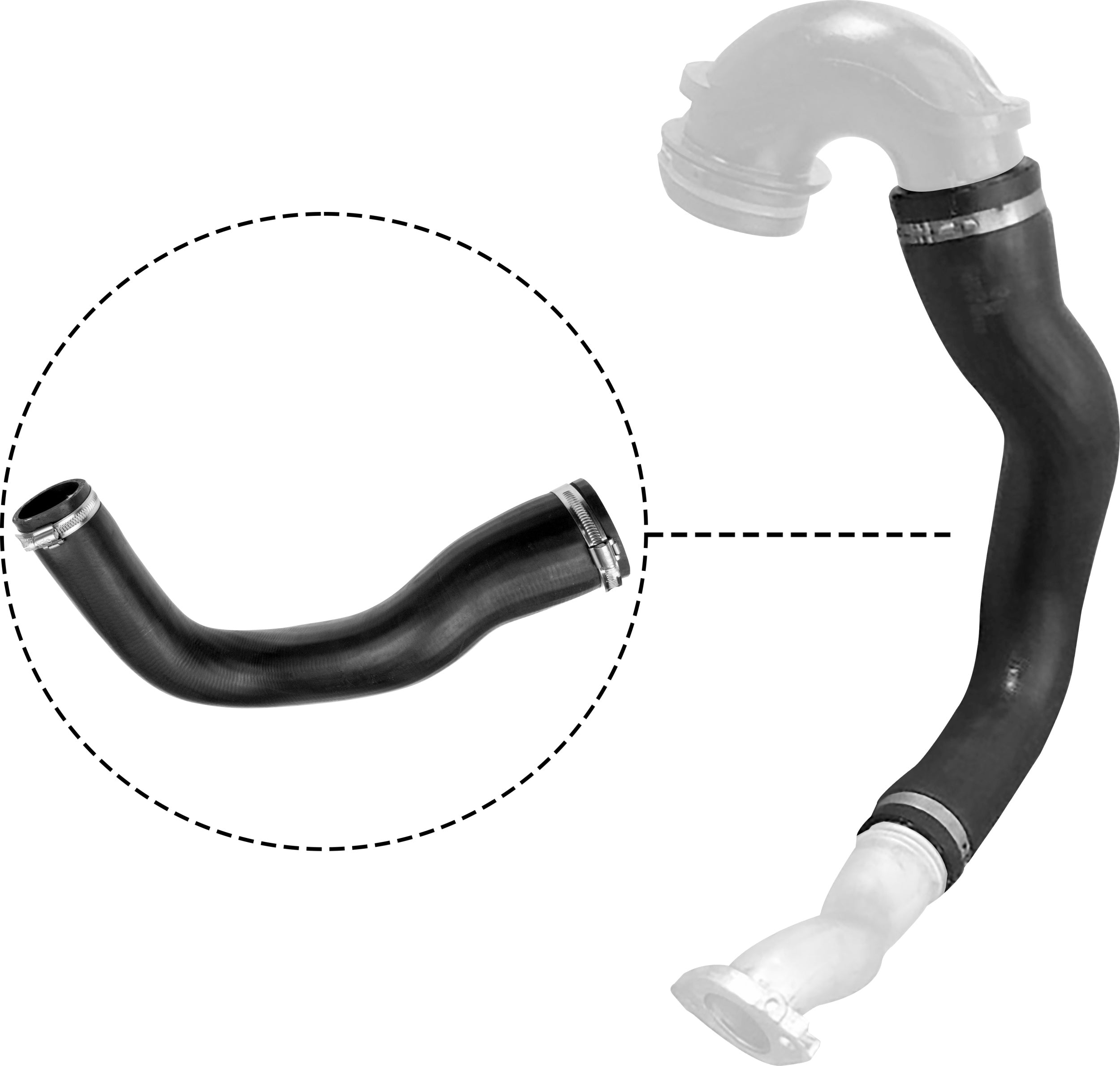 Charger Air Hose GATES 09-0168