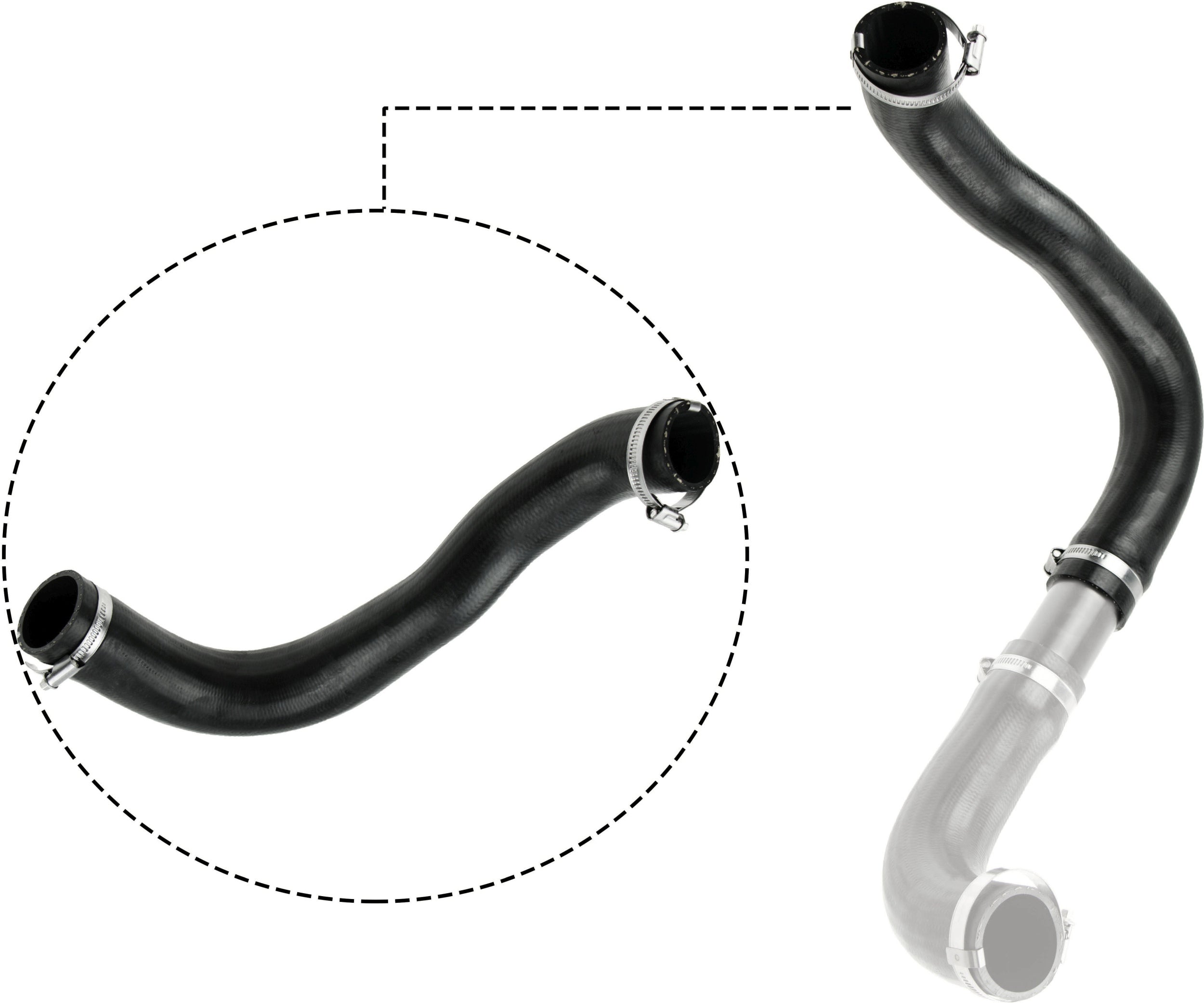 Charger Air Hose GATES 09-0621