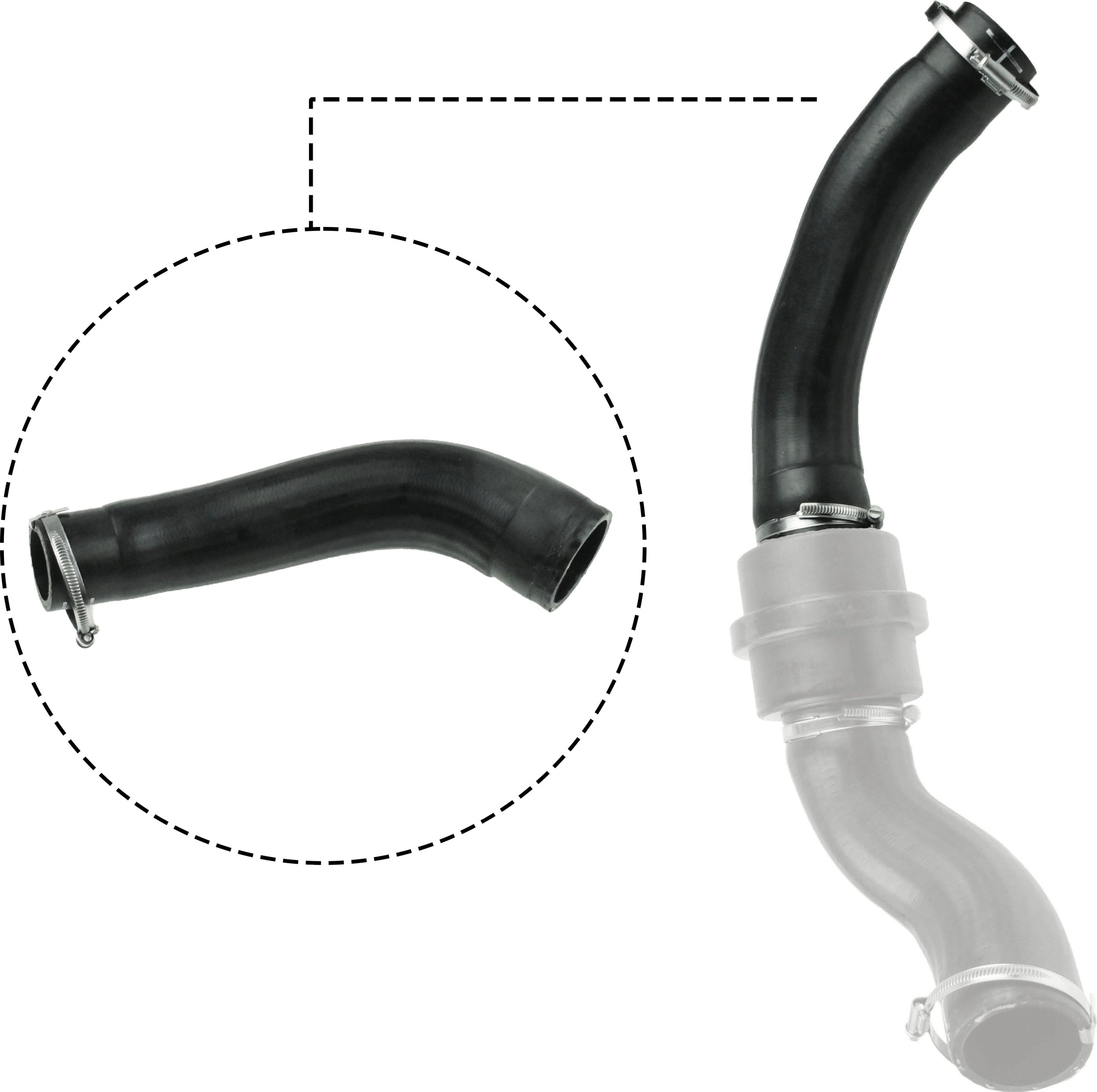 Charger Air Hose GATES 09-0629