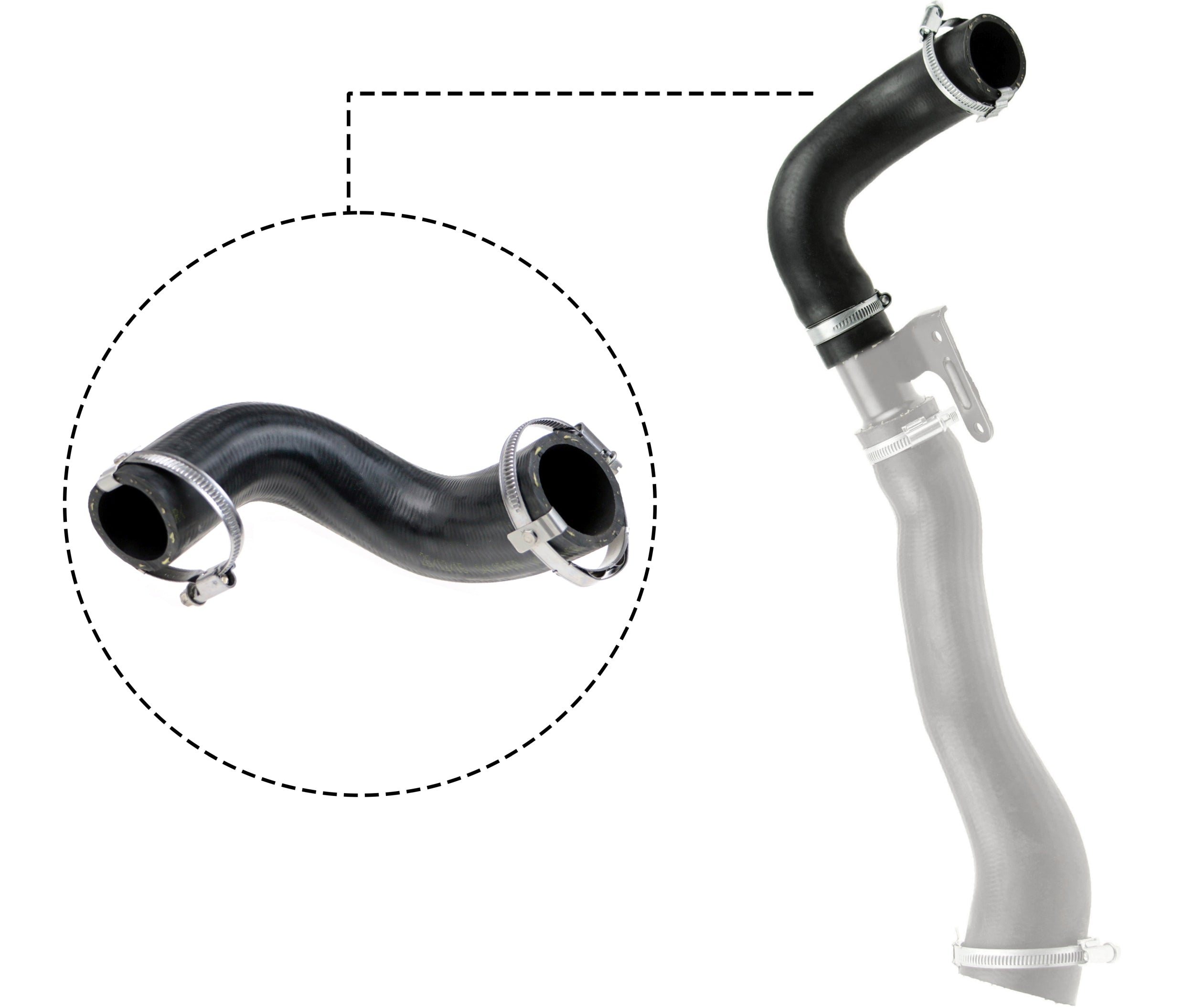 Charger Air Hose GATES 09-0655