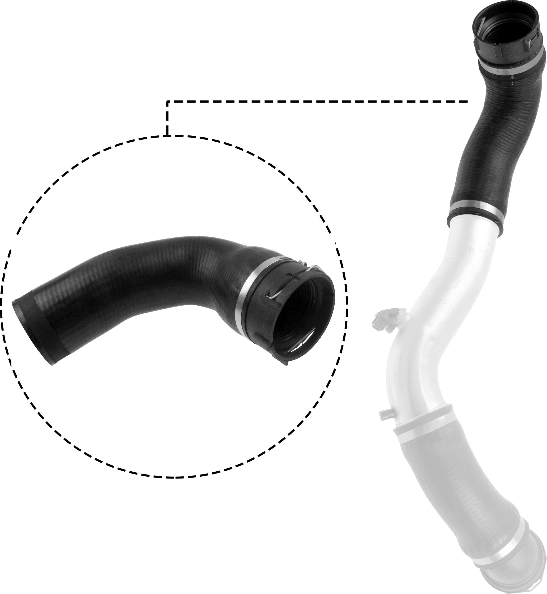 Charger Air Hose GATES 09-0709