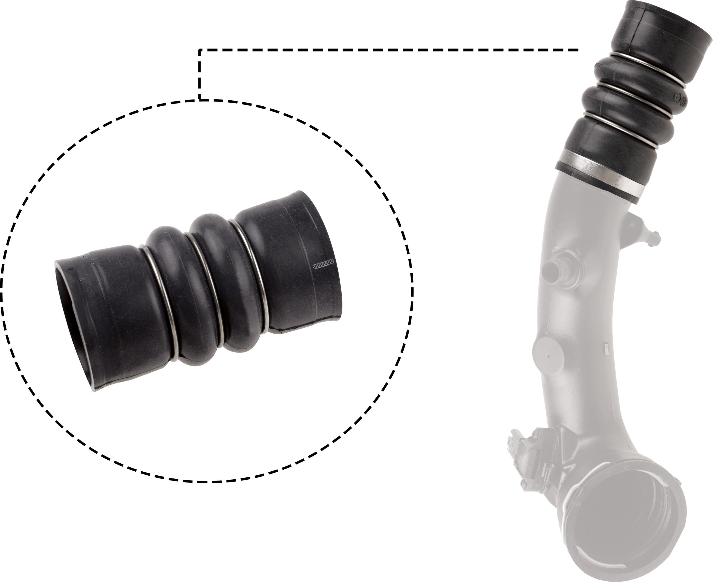 Charger Air Hose GATES 09-0733