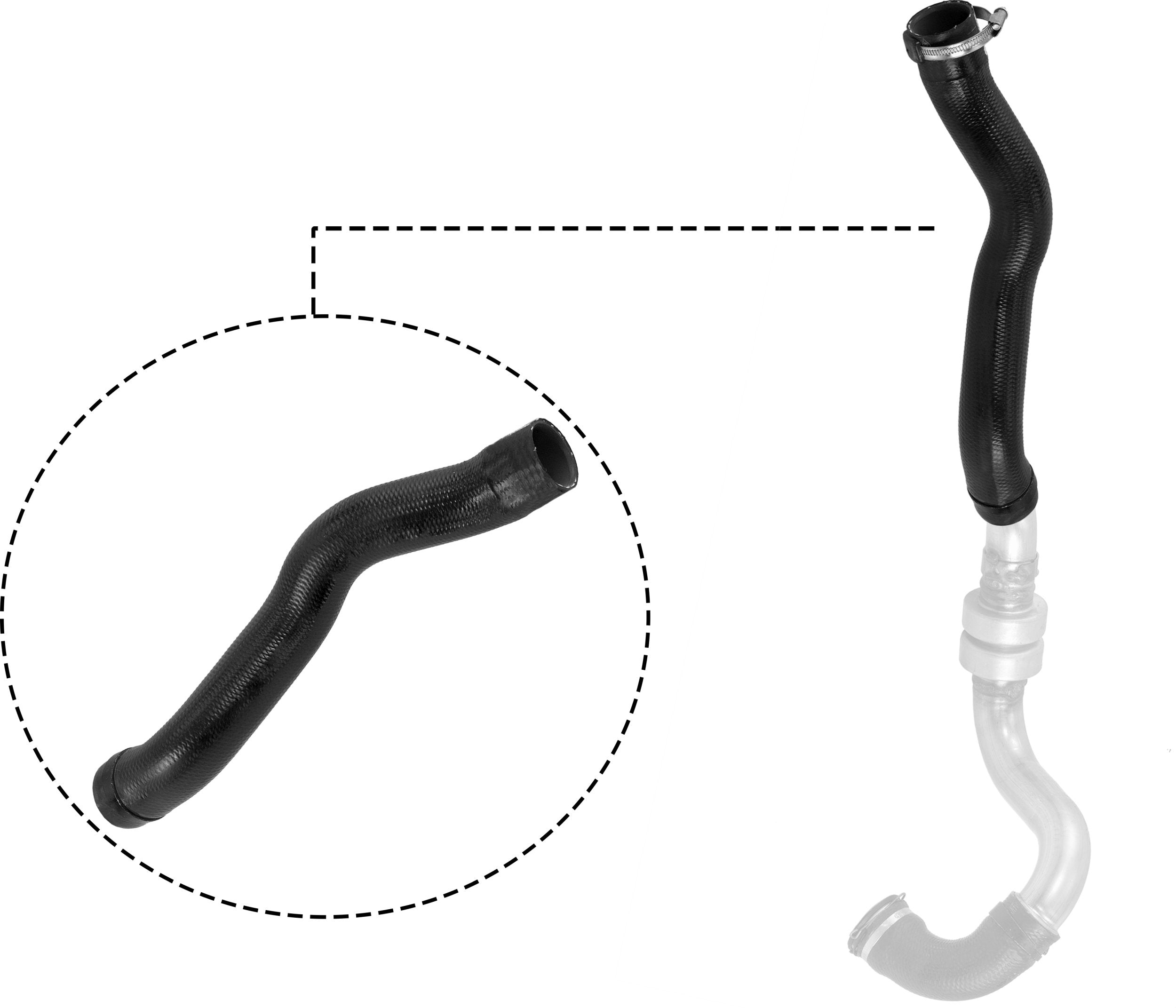 Charger Air Hose GATES 09-0808