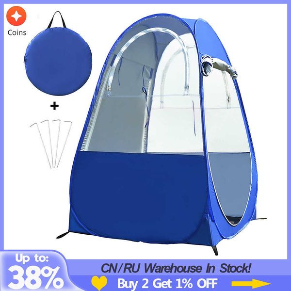 Tents and Shelters Outdoor Fishing Tent UVprotection Pop Up Single Tent Rain Shading Tent for Outdoor Camping Beach Portable with Carry Bag