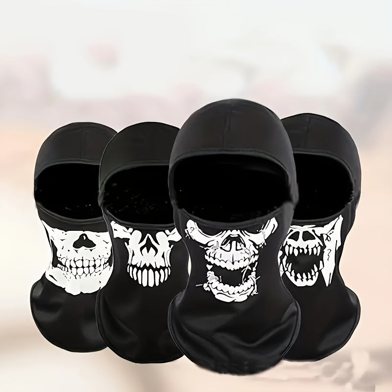 TEMU 4pcs Breathable Balaclava Face Masks For Men - , Solid Color, Hiking, Cycling & Fishing