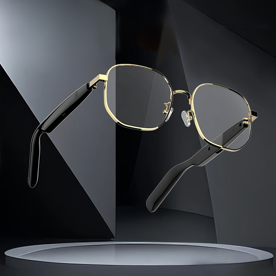 TEMU Wireless Glasses, Smart Glasses, Outdoor High-definition Wireless Headphones For Calls And Music, Touch-sensitive Glasses, Blue Light And Uv