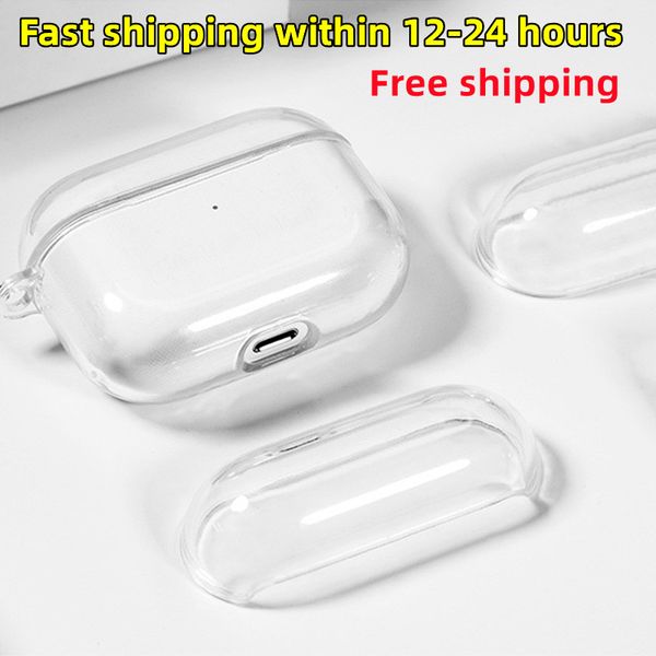 for 2nd Generation Earphone Accessories Airpod Pro Silicone Protective Cases 3rd Transparent Shell Air Pod 2 Protective Cover