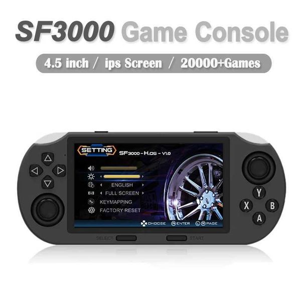 Portable Game Players 4.5-inch I SF3000 portable handheld game console retro game console with built-in 2W+childrens retro video game consol