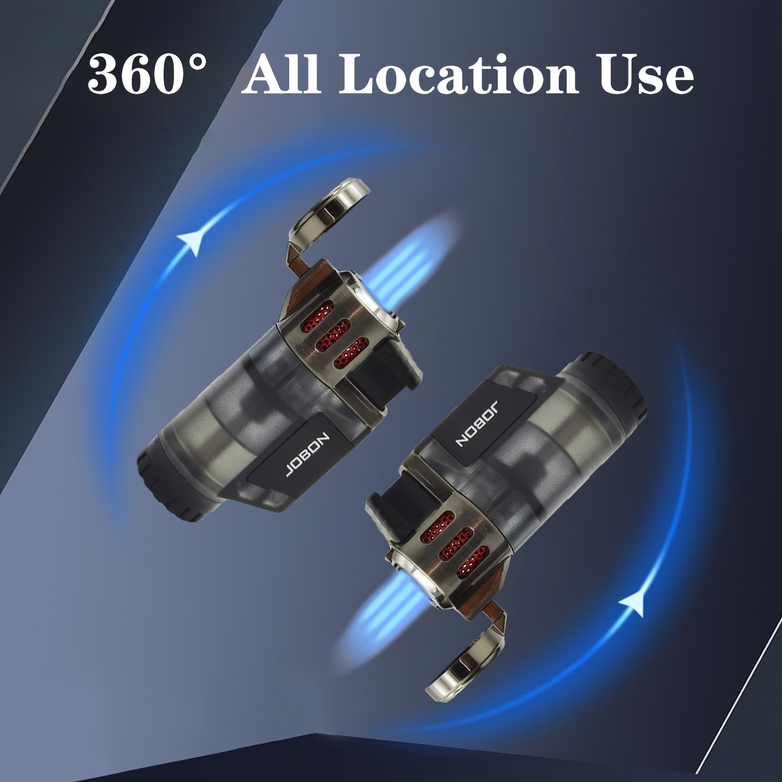 TEMU Gift Box Set, Straight Jet Spray Gun Blue Flame Lighter, Triple Jet Flame Butane , Windproof Butane Refillable Gas , Light Candles, Wood Chips,