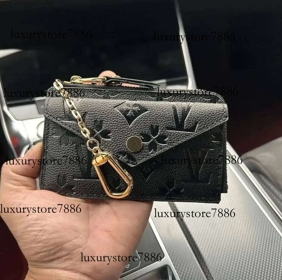 Top Designer Wallet Womens Mini Zippy Organizer Bag Credit Card Holder Coin Purse Key Pouch Purses Keychain Bags Clutch With Box