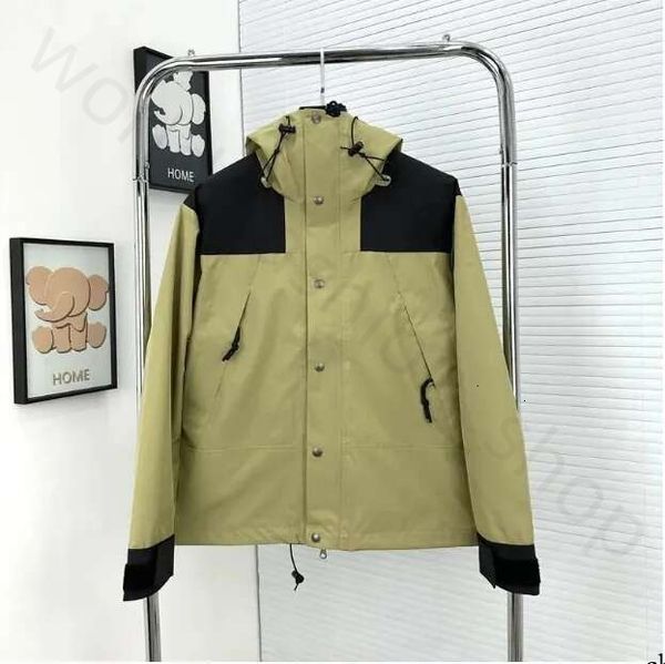 Mens Corti Jackets Imprima CRT Zipper Capuz de Jaqueta Esportiva de Vento Sports Street Trend Contrast Painel Capuz Casaco 574 441