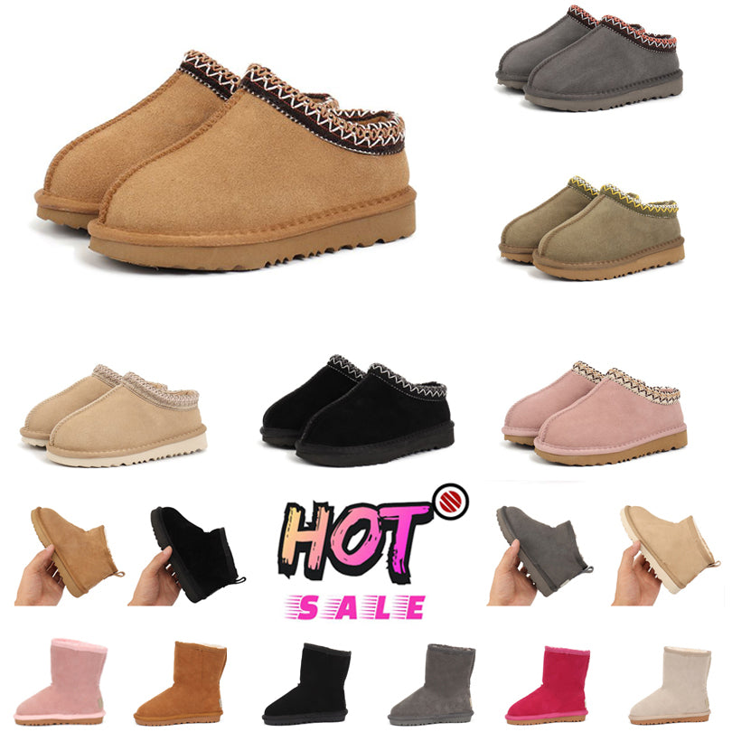 Designer Kids Boots tazz Slippers Tasman Toddler Shoes Girls Boys Classic ultra mini Boot Winter Snow Baby Children Preschool infant enfant