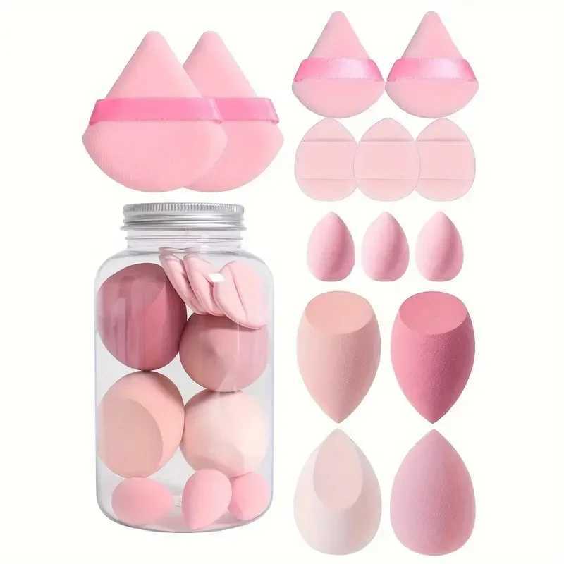 6-7-14pcs Makeup Sponge Set Blender Makeup Tools Beauty Cosmetics Puff Face Foundation Blending for Liquid Cream and Powder New Y240807
