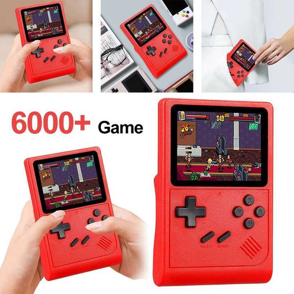 Game machine GB300 Handheld Game Console Built-in 8G 6000+ Games 3.0 Inch Sn TV Retro Video Game Console AV Output for Kids Adts Z241028