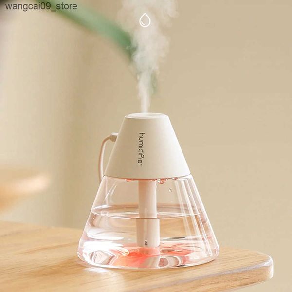 Humidifiers 260ml Desktop Replenishment Air Humidifiers Silent super fog volume spray Humidifier Desktop Mini Bedroom aromatherapy machine J