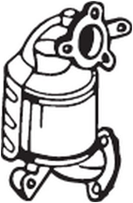 Soot-Particulate Filter, exhaust system BOSAL 097-587