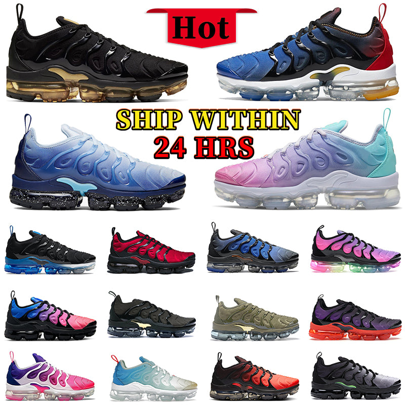 Mens Womens running shoes designer sneakers for men Triple Black Gold Black Pink Blast Cotton Candy Cool Grey women outdoor sports trainers size 36-