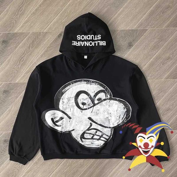 Men&#039;s Hoodies Sweatshirts Black Blutosatire Hoodie Men Women 2024fw Pullovers Hooded T250107