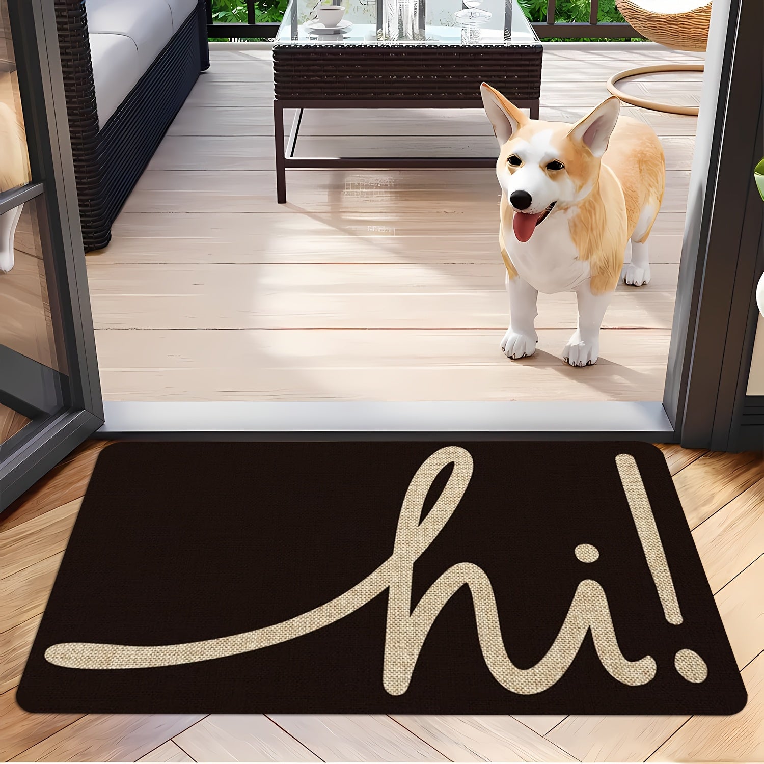 TEMU Floral Pattern, Floor Mat Door Mat, Doormat Mat, Machine Washable, Suitable For Living Room, Bedroom, Kitchen, Office, Indoor And Outdoor