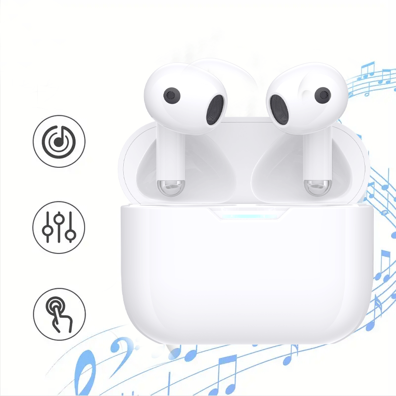 TEMU Wireless Earphones, Tws Stereo Sport Headset,new In Ear Wireless Earphones With 4 Enc Noise Cancelling Microphones, 40 Hours Of Playback Time,
