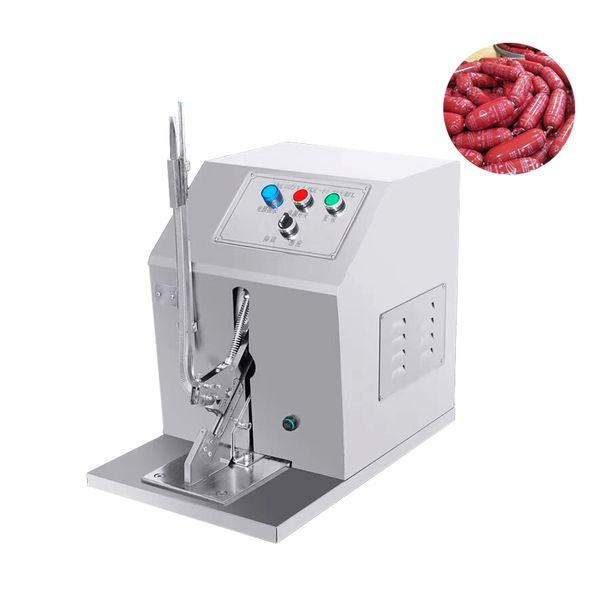 Electric Induction Ham Sausage Buckle Machine, Bread Bag Foot Pedal Sealing Clock In Machine