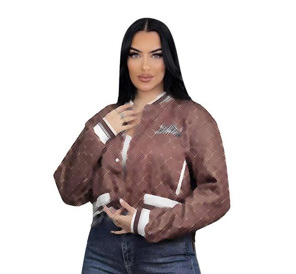 Jacket New womens Designer Jacket Luxury Windbreaker sportswear Outerwear Zipper coat women Baseball Jackets Women&#039;s Clothing