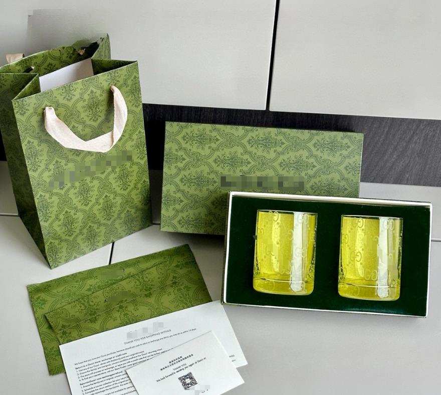 High Appearance Tumblers Level Vintage Crystal Glass Gift Box Juice Glass Premium Glass High Quality Housewarming Gift