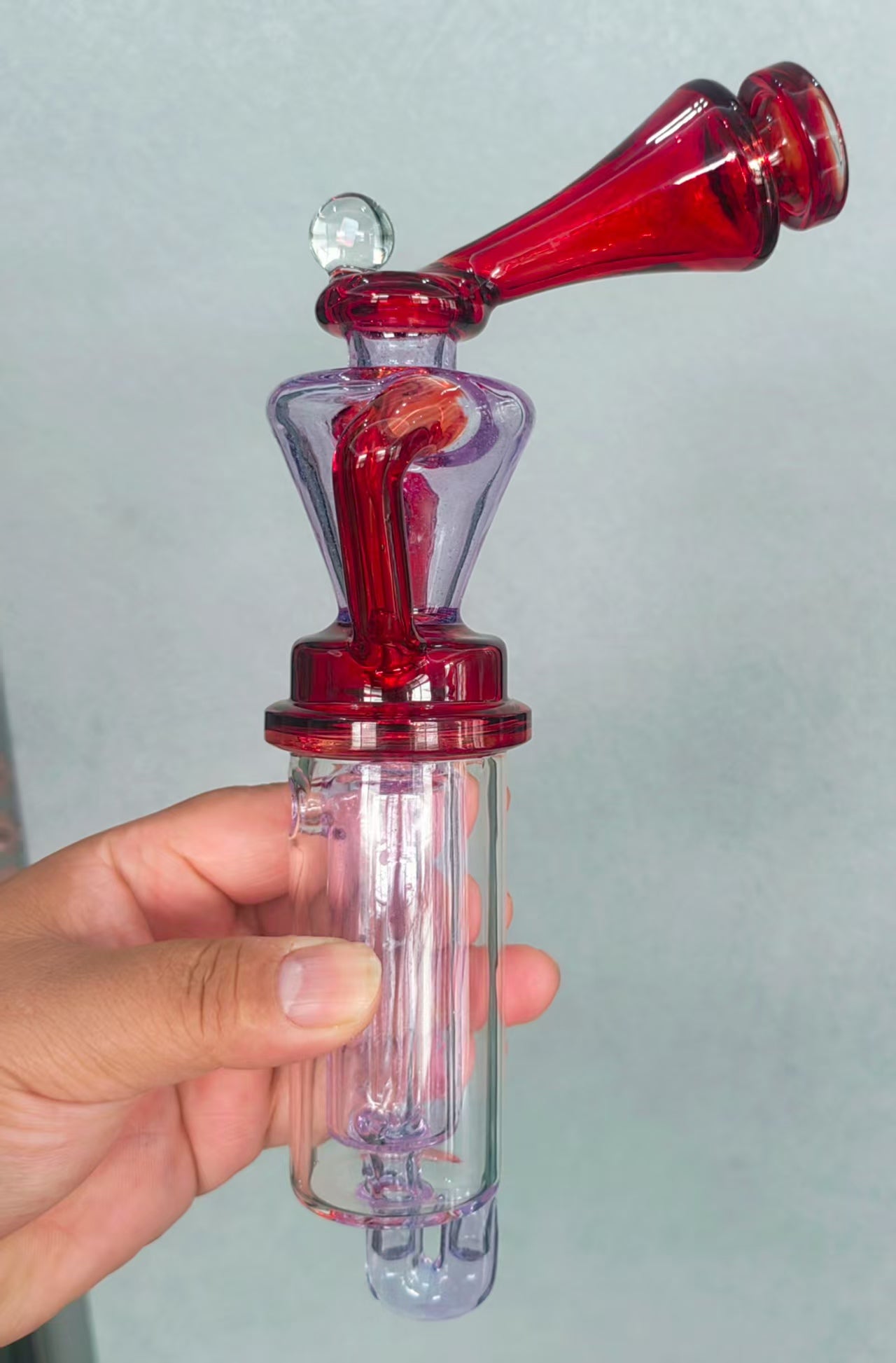 anguschenchen RED and Pink Slyme opal Double reflux glass dsilver vortex Doctor Dabber switch 2 stock RBR for real use suitable for machines customi