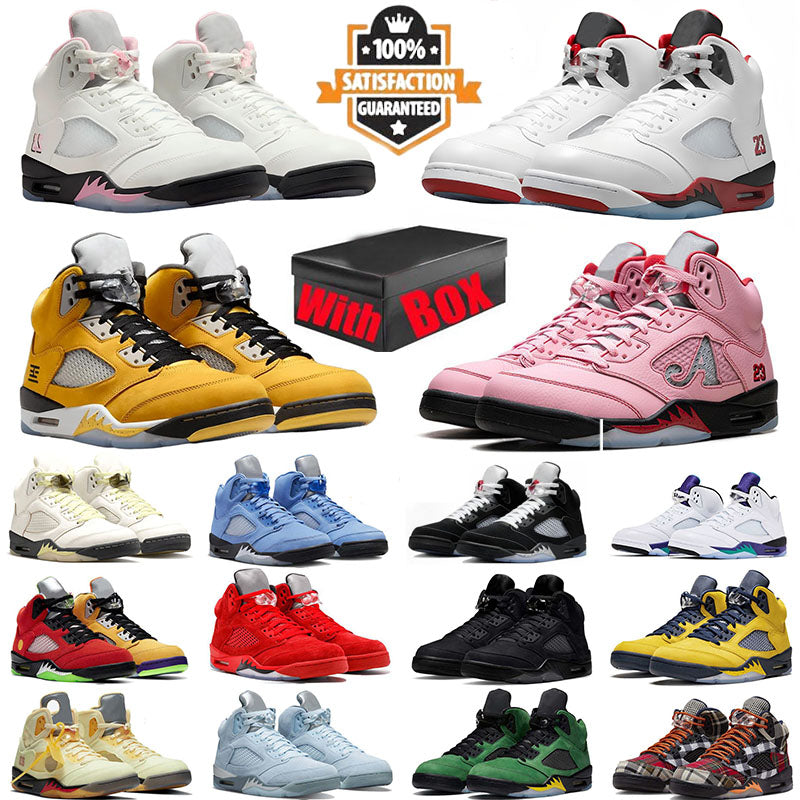 5s Basketball Shoe 5 Men Outdoor Shoes 35th Anniversary FIRE RED TOKYO Bubblegum Racer Blue Georgetown Navy Aqua GRAPE BLACK METALLIC REIMAGINED men