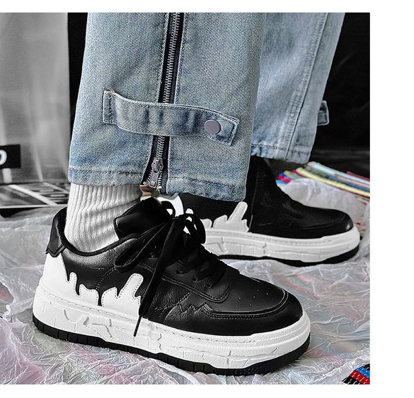 New niche design Hong Kong style Mori system bread shoes casual new national tide brand pops shoes live skateboarding shoes models 232