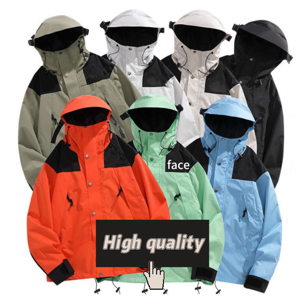 Luxury Designer northface puffer Men&#039;s Jackets fashion Outerwear Coats casual windbreaker Long sleeve outdoor letter Large waterproof jacket no