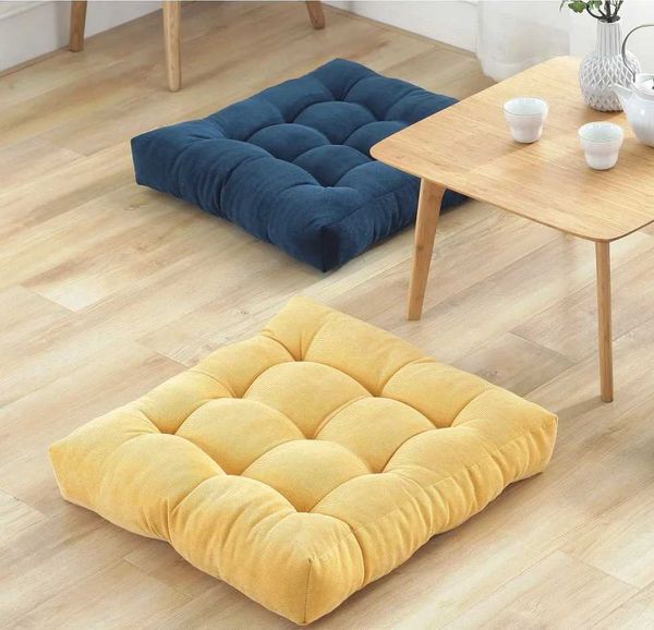 Large square floor mats thick floor mats chairs pillows meditation mats tatami mats footrest mats yoga mats office and home use coffee shops