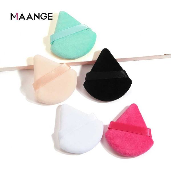 5 Pcs Powder Puff Face Soft Triangle Makeup Tool Loose Powder Body Powder Makeup Sponges Blender Contouring Under Eyes Corner Y240806