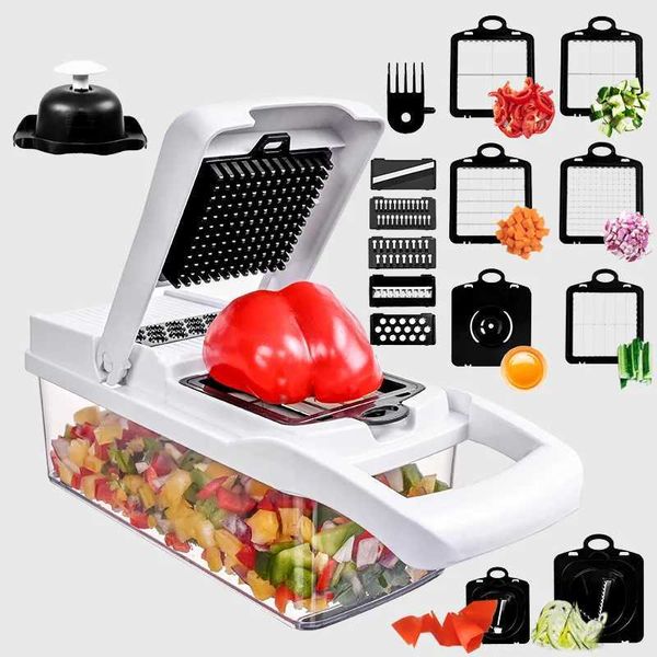 Kitchen vegetable cutter Multi functional household vegetable cutter Potato cutter Slicer Salad cutterX240801