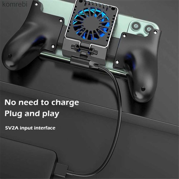 Other Cell Phone Accessories For IPhone Xs Max XR Samsung Mobile Radiator Gamepad Controller Cooler Handle Semiconductor Cooling Fan Holder