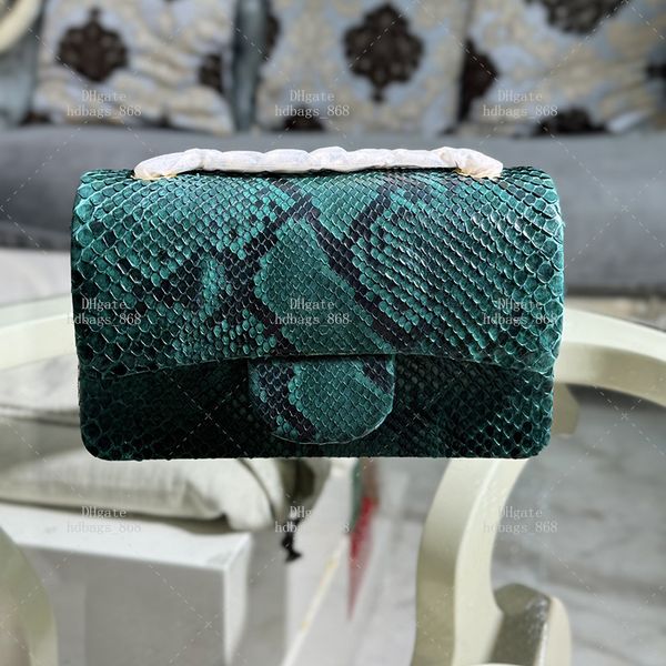 Flap Bag Serpentine Shoulder Bag 20CM Chain bag Crossbody Bag Top Mirror Quality Designer bag Luxury Genuine Leather Women bag With Box 24C0