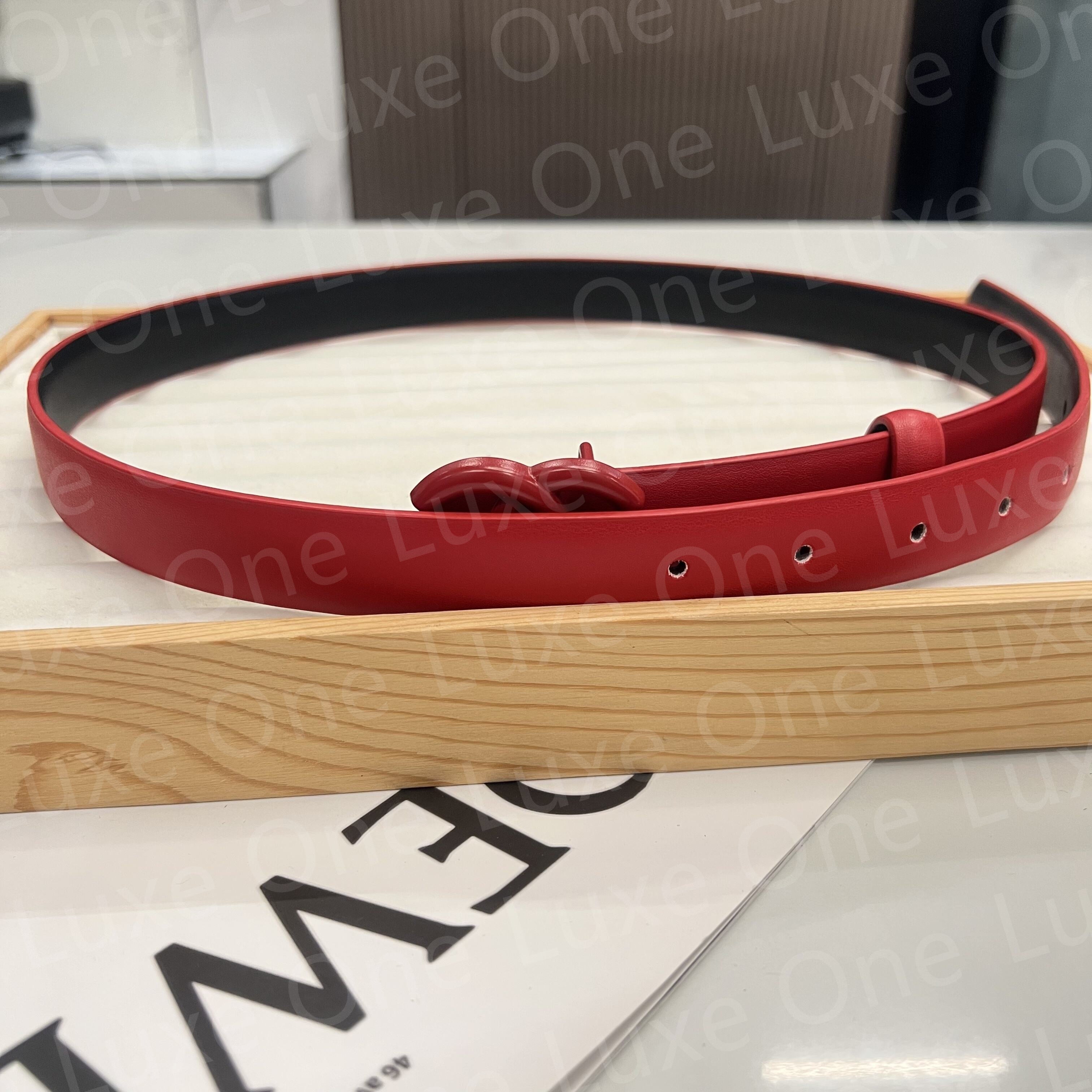 Belt designer belt for women belt Smooth buckle Narrow Width 2.3CM Length 95~115CM Casual Office Daily Wear Belt Adjustable Durable Classic Belt Fas