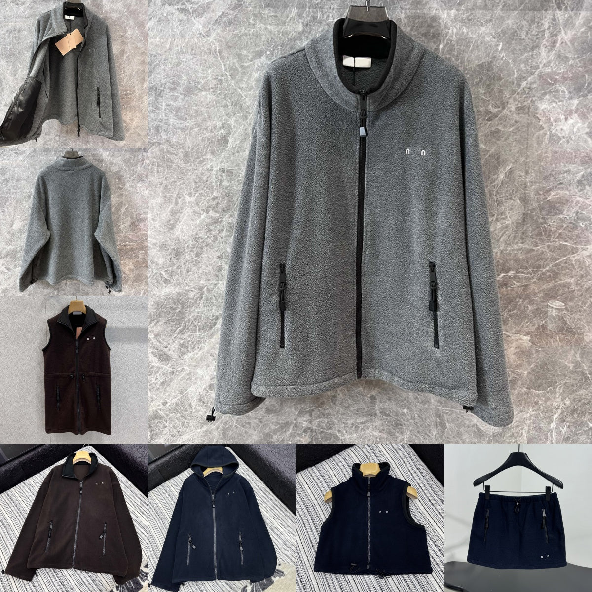 Luxury Letter Embroidered Fleece Jacket Coat Designer Women Long Sleeve Zipper Outerwear Winter Autumn Vacation Street Style Velour Jackets