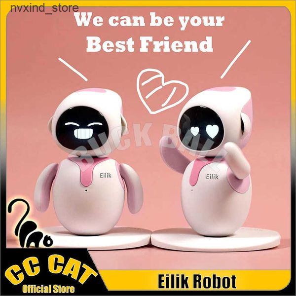 Electronics Robots Eilik Smart Robot Intelligent Ai Robots Interactive Emo Accompany Spanish Voice Electronic Kid Toys Custom Desktop Smart