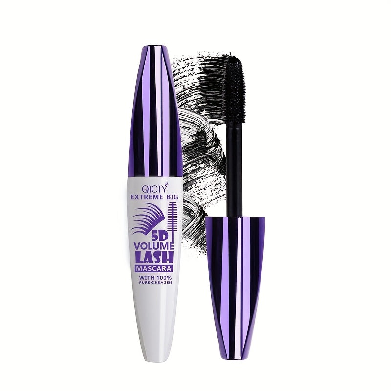 TEMU 5d Volumizing Mascara - Waterproof, Sweat-resistant, Gradient Formula For Eyelashes, Eyeshadow & - Long-lasting, , Lashes, Beauty Product, Sleek