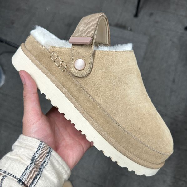 Designer Shoes Designer Goldenstar Cozy Clog Slippers Clogs Fur Hi Slides Sandal Golden Star Beach Women Men Tazz Tasman Fall Driftwood Ches