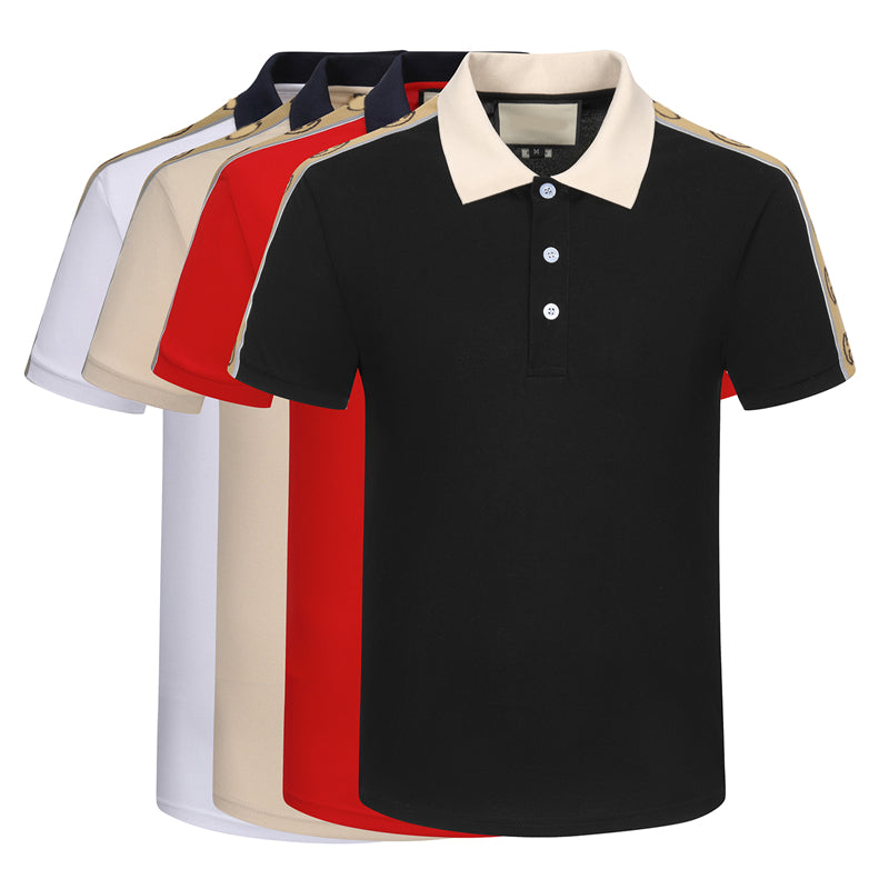 New Mens Stylist Polo Shirts Luxury Italy Mens Designer Clothes Short Sleeve Fashion Mens Summer T Shirt Asian size M-3XL 04