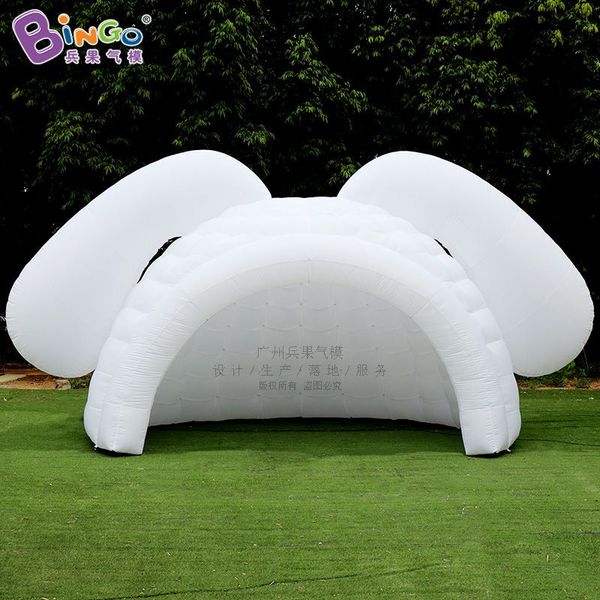 LED Inflatable Rabbit Tent for Festival and Party Fun Durable Indoor-Outdoor Playhouse